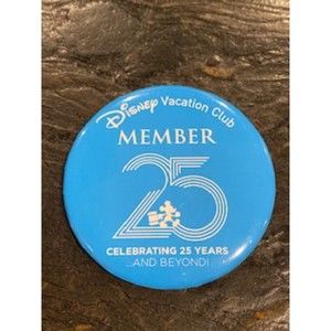 Disney Vacation Club Member 25 year anniversary pin